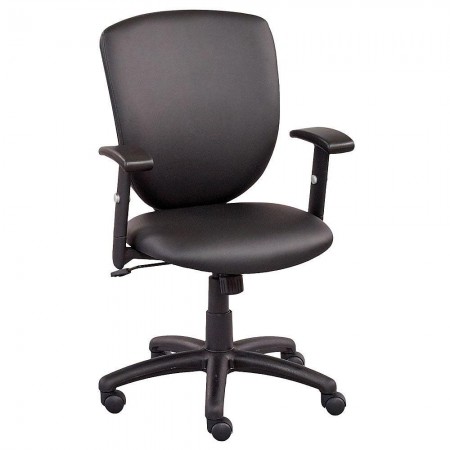 Black Faux Leather Task Chair - FREE Shipping!
