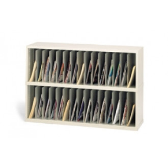 vertical sorter mail pocket organizer office furniture adjustable depth shelves legal wide steel